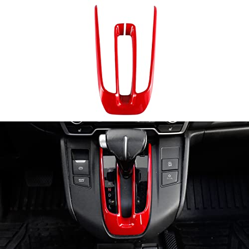 Naisec for Honda 20172022 CRV Accessories Gear Shift Frame Console Panel Trim Red - Image 1