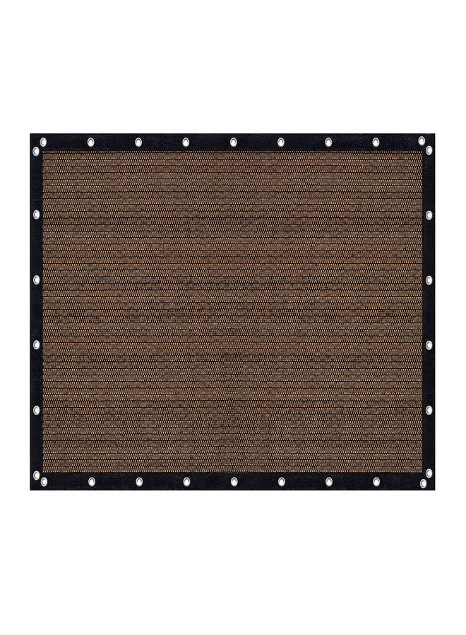 Vicllax Shade Fabric Sun Shade Cloth Privacy Screen with Grommets for Patio Garden Pergola Cover Canopy 8x12 FT, Mocha - Image 1