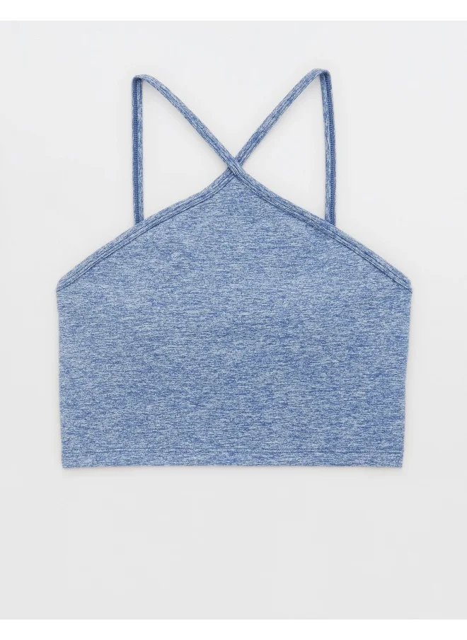 Aerie Longline Halter Neck Sports Bra