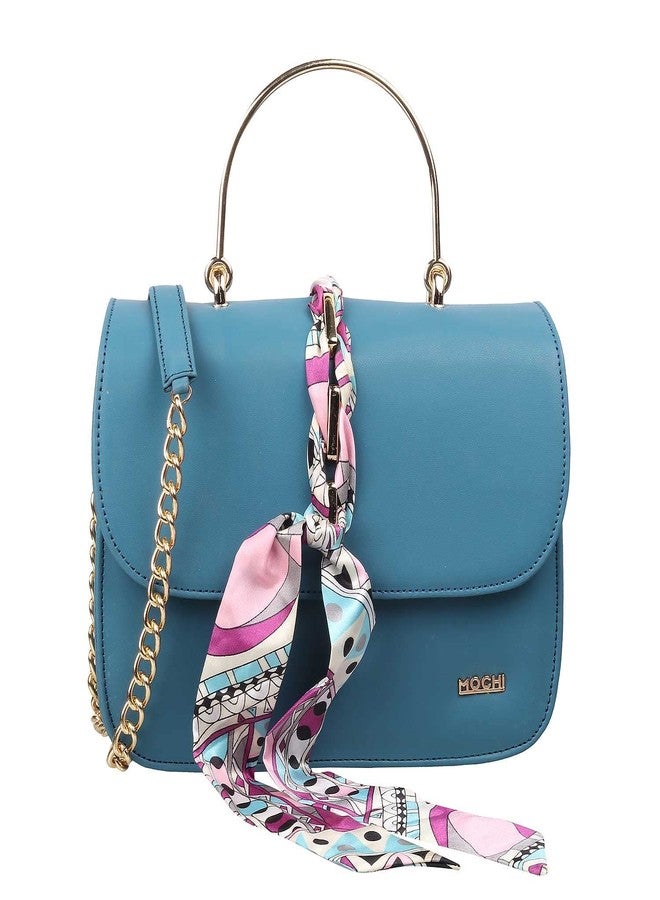 Mochi Women's Evening Bag Blue, (230-7378) - Image 1