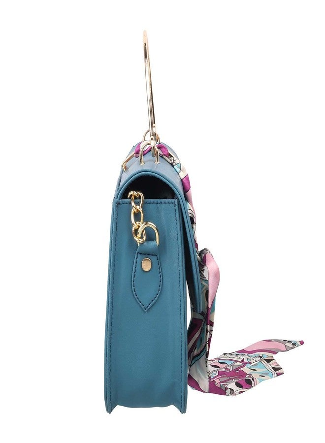 Mochi Women's Evening Bag Blue, (230-7378) - Image 4