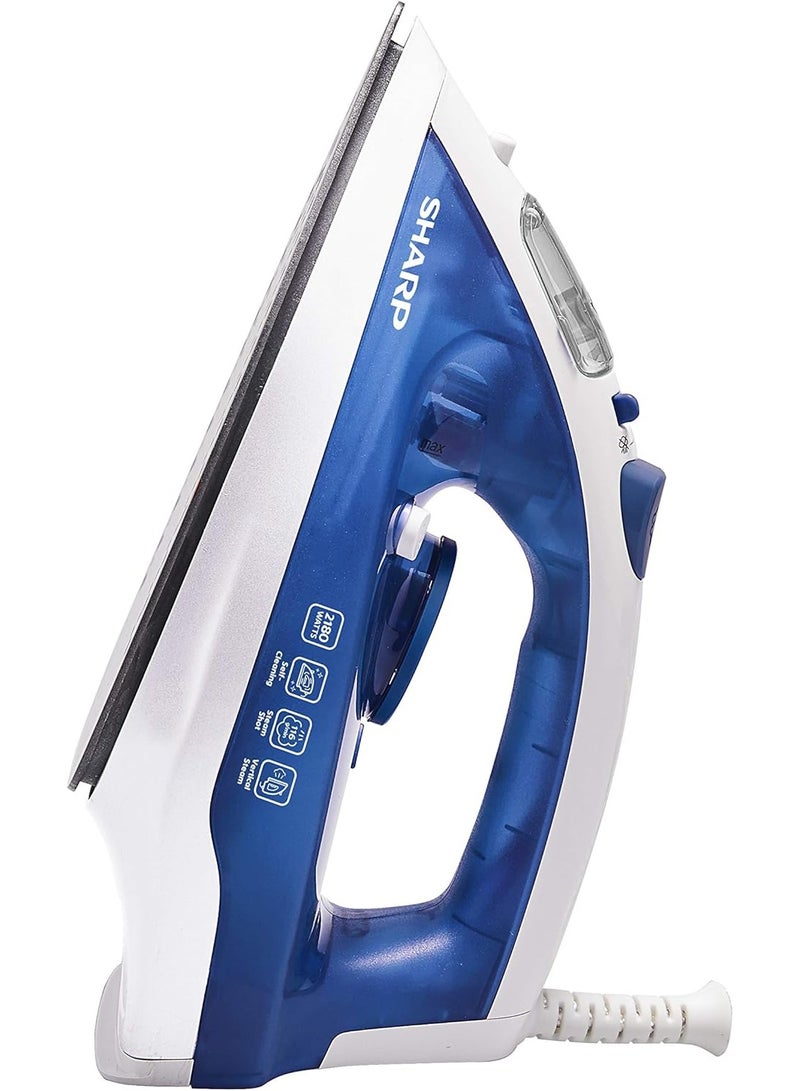 Sharp Steam Iron, 200ml, 2180 Watt, Blue - EISU11B3 200 ml 2180 W EISU11B3 BLUE - Image 3