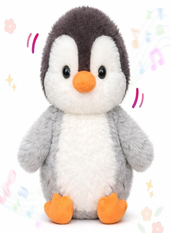 Easfan Penguin Talking Singing Stuffed Animal with Swaying Flapping Wings Interactive Plush Toy Funny Toy for Kids Toddlers Christmas Der Gifts,9'' - Image 1
