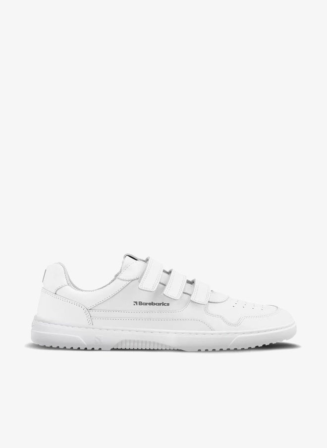 Barebarics Zing Velcro - All White - Leather - Image 1