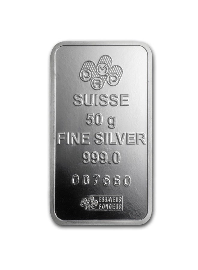 PAMP Suisse Silver 50 gram Bar - Image 4