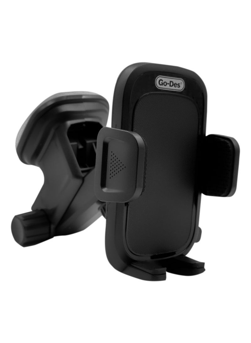 Go-Des GD-HD647 Stretchable Car Mobile Holder with Suction Cup - Multi-Angle Office Cell Phone Holder - Image 4