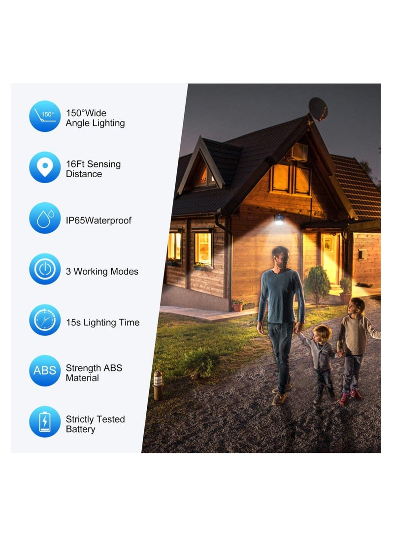 ELTRAZONE Wireless IP 65 Waterproof 42 LED Solar Lights - Pack of 10/3 Working Mode - Image 2