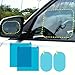 Neatblisser 4 Pieces Car Side Mirror Rain Guard Anti Fog Waterproof Nano Film for Rearview Mirror Film HD Clear Anti Glare Protective Sticker for Side Windows Universal Fit for Most Cars Trucks SUVs - Image 2
