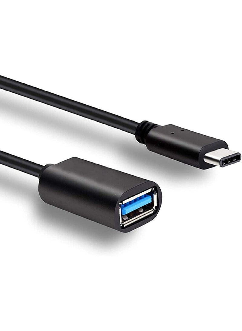 حزمة 3 محولات USB-C إلى USB، محول كابل USB-C 3.1 نوع C ذكر إلى USB 3.0 نوع A أنثى OTG، محول كابل USB OTG يدعم الكاميرا، قارئ البطاقات، محرك USB فلاش، لوحة مفاتيح MIDI - Image 2