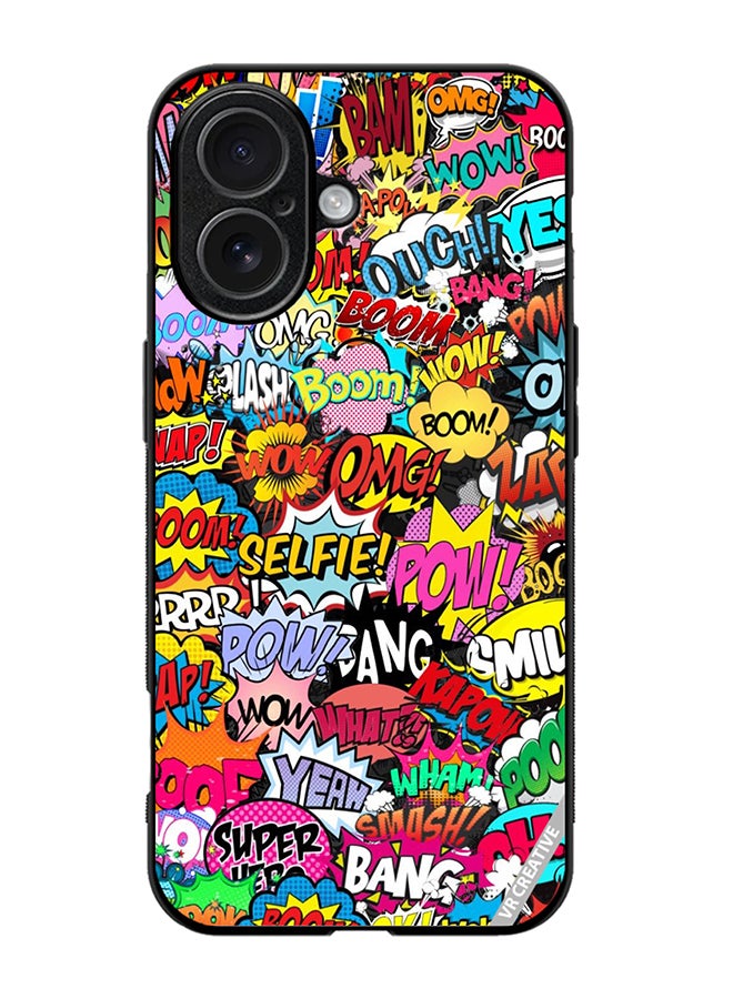 Protective Case Cover For Apple iPhone 17 Pop Art Design Multicolour