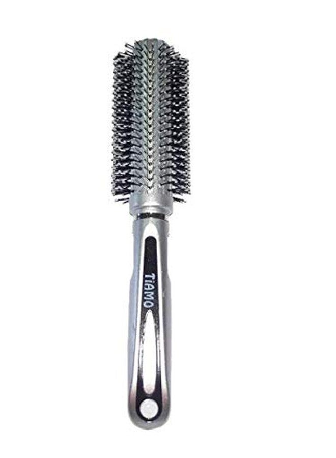 Tiamo Flat Plastic Silver Hairbrush for daily use - Image 4