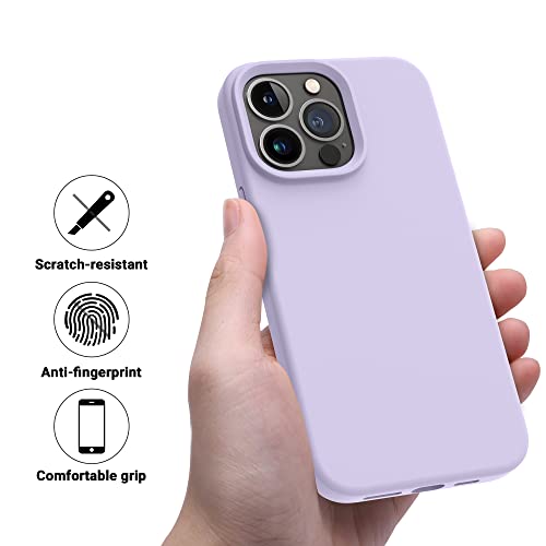 OTOFLY Designed for iPhone 14 Pro Case, Silicone Shockproof Slim Thin Phone Case for iPhone 14 Pro 6.1 inch (Cloud Mauve) - Image 5
