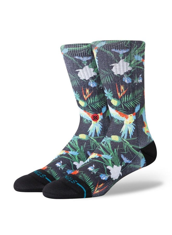Stance - Stance Unisex Bird Cage Crew Black Large - Image 1