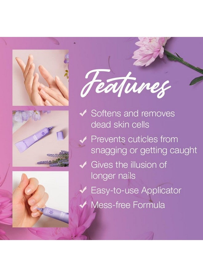 Flowery Cuticle Remover 2In1 Treatment Softens And Removes Dead Skin Cells 0.5 Ounce 1Pack - Image 4
