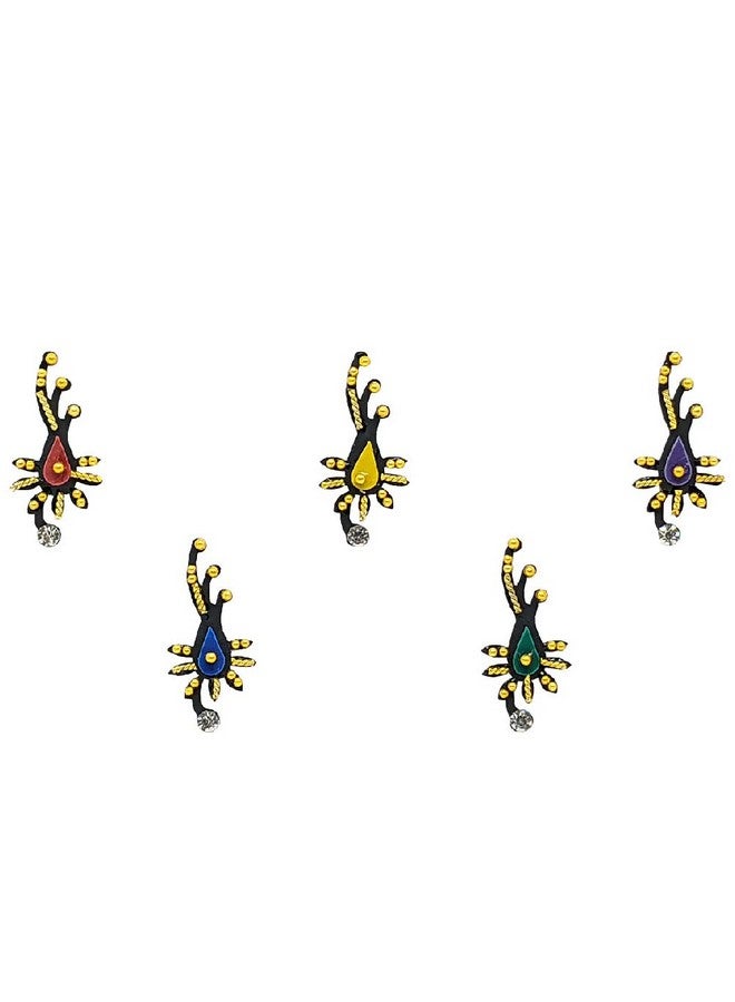 Comet Busters Beautiful Multicolor Designer Bindi (BIN1560) - Image 1