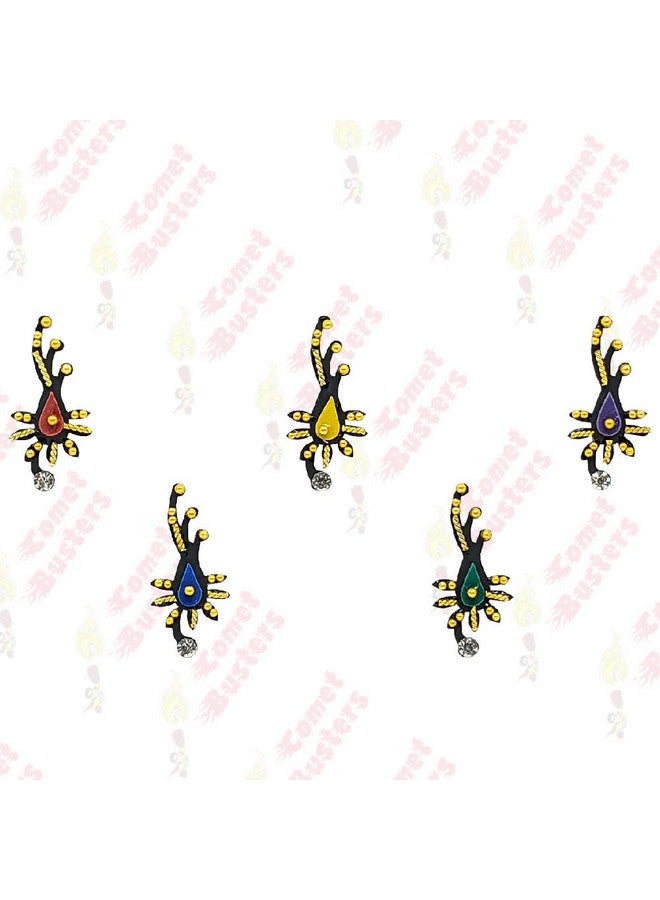 Comet Busters Beautiful Multicolor Designer Bindi (BIN1560) - Image 4