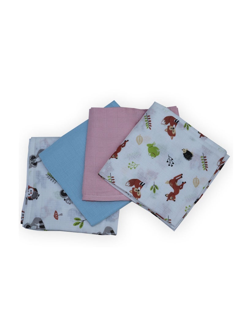 SPACEDOUT MUSLIN SWADDLE BLANKET PACK OF 4 - Image 3