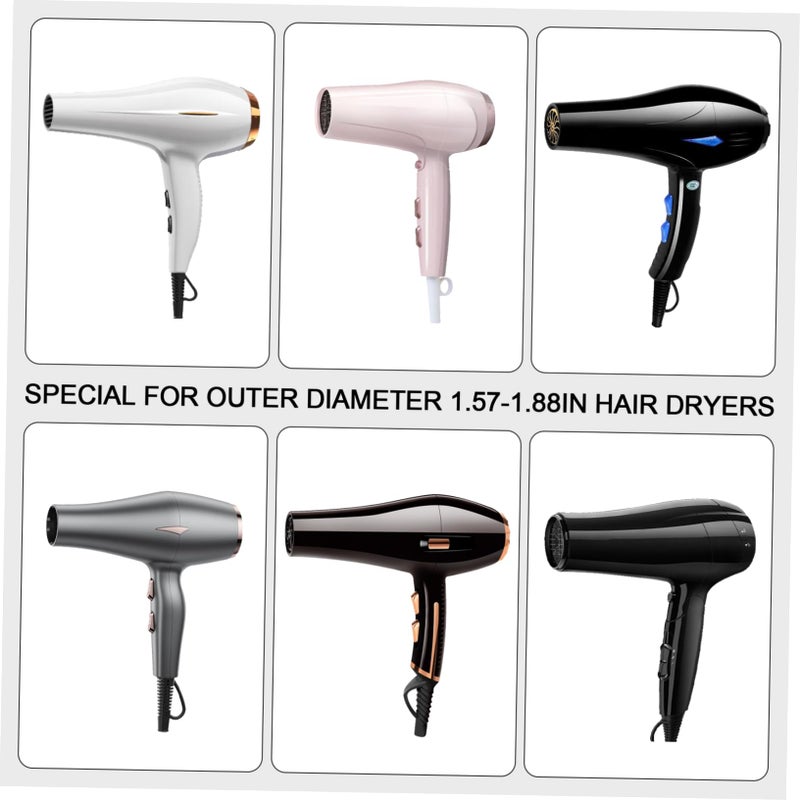 Healeved 2PCS Hair Dryer Concentrator Hair Dryer Nozzle Attachment Blow Dryer Attachments Hair Dryer Attachments for Blow Dryer Hair Diffuser Attachment Nozzles Blow Universal Diffuser Hair Dryer Attachment - Image 2