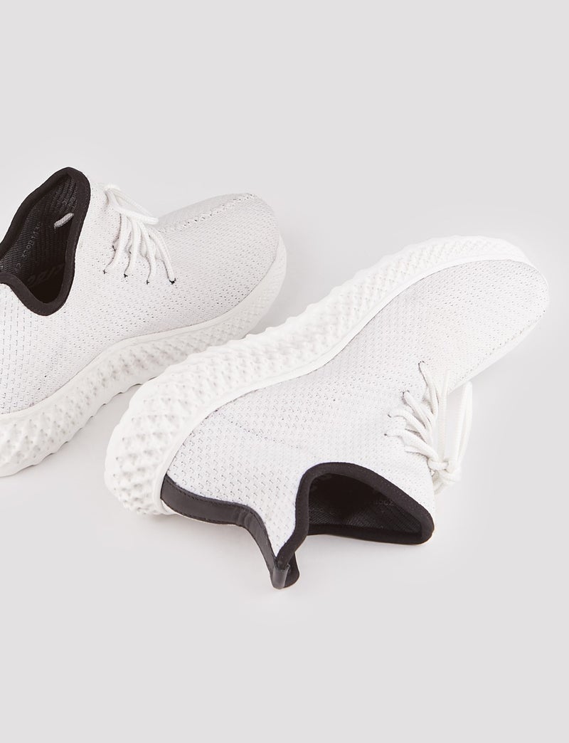 Cabani Special Design Lupercus Knitwear Men's Sneaker Shoes 329B1438 White  - Image 4