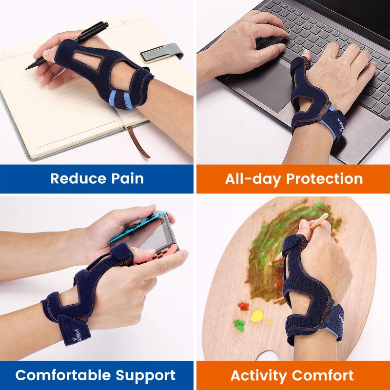 Willcom Thumb Brace for Arthritis Pain Relief, Without Limiting Hand Function, Spica Splint for Tendonitis for Women Men (Medium, 6.3-7.3 inch) - Image 5