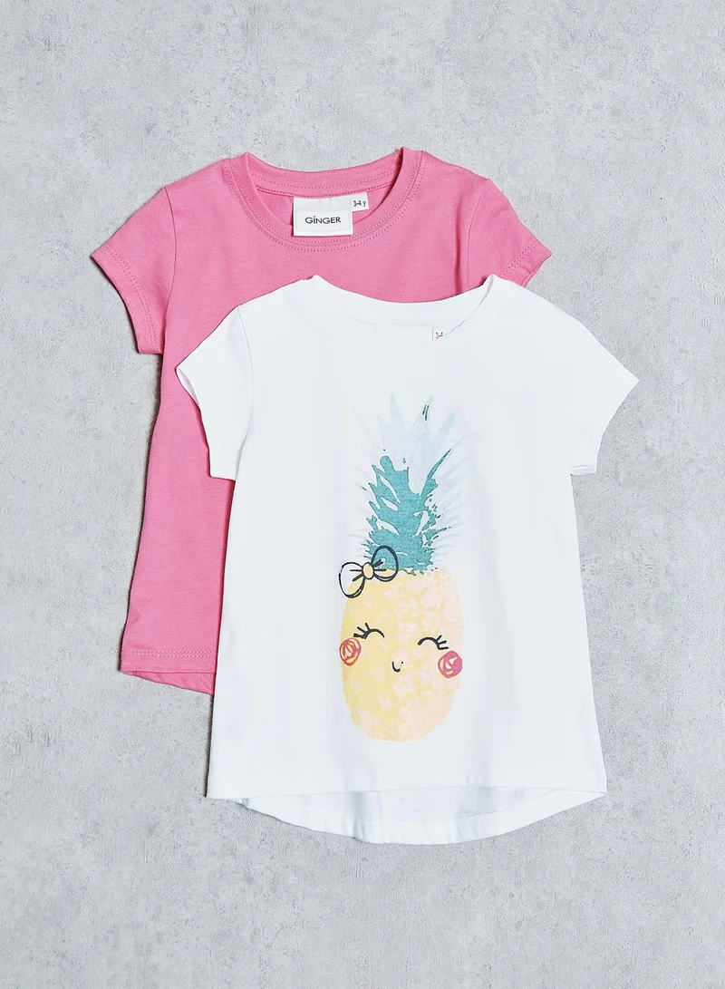 Ginger Kids 2 Pack T-Shirts