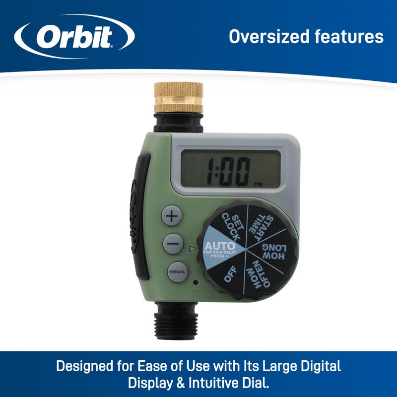 Orbit 62056 One Outlet Single-Dial Hose Faucet Timer - Image 3