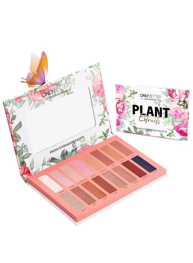 ONLYBETTER Vegan Eyeshadow Palette Nude Eyeshadow Palette 16 Shades Organic Eyeshadow Palette High Pigmented Eyeshadow Palette Colorful Eyeshadow Palette Long Lasting Nude Eyeshadow Shimmer Palette - Image 1