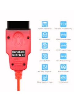 X-PRO5 Renolink V1.87 Auto OBD2 ECU Diagnostic Cable For Renault  - Image 1