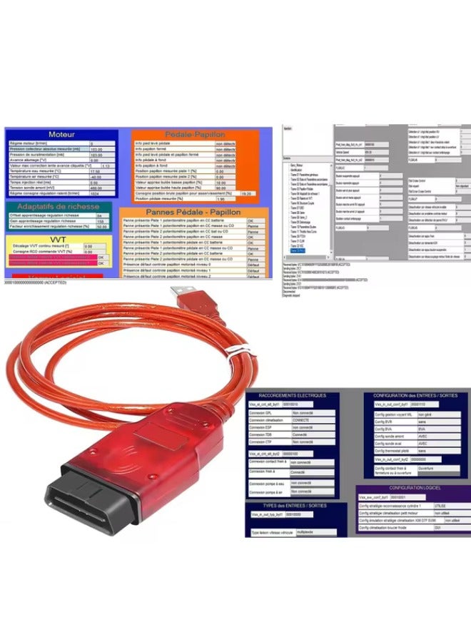 X-PRO5 Renolink V2.10 for OBD2 Programmer Reno Link USB Diagnostic Cable for Renault Dacia - Image 3