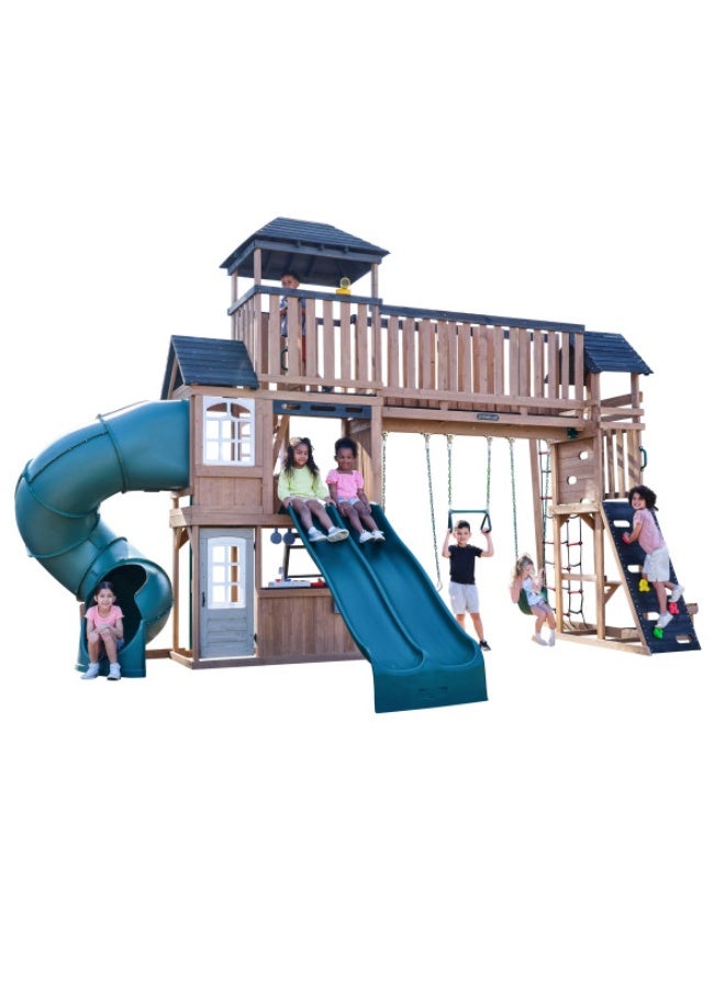 Kidkraft Treetop Observatory Swing Set - Image 4