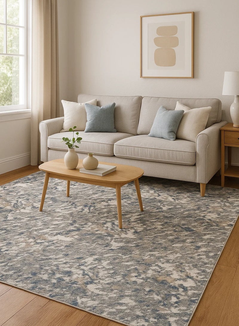 لوفت لومار،سجادة،160×235 سم،قماش،رمادي،مضاد للانزلاق-55004-SP9-E - Image 1