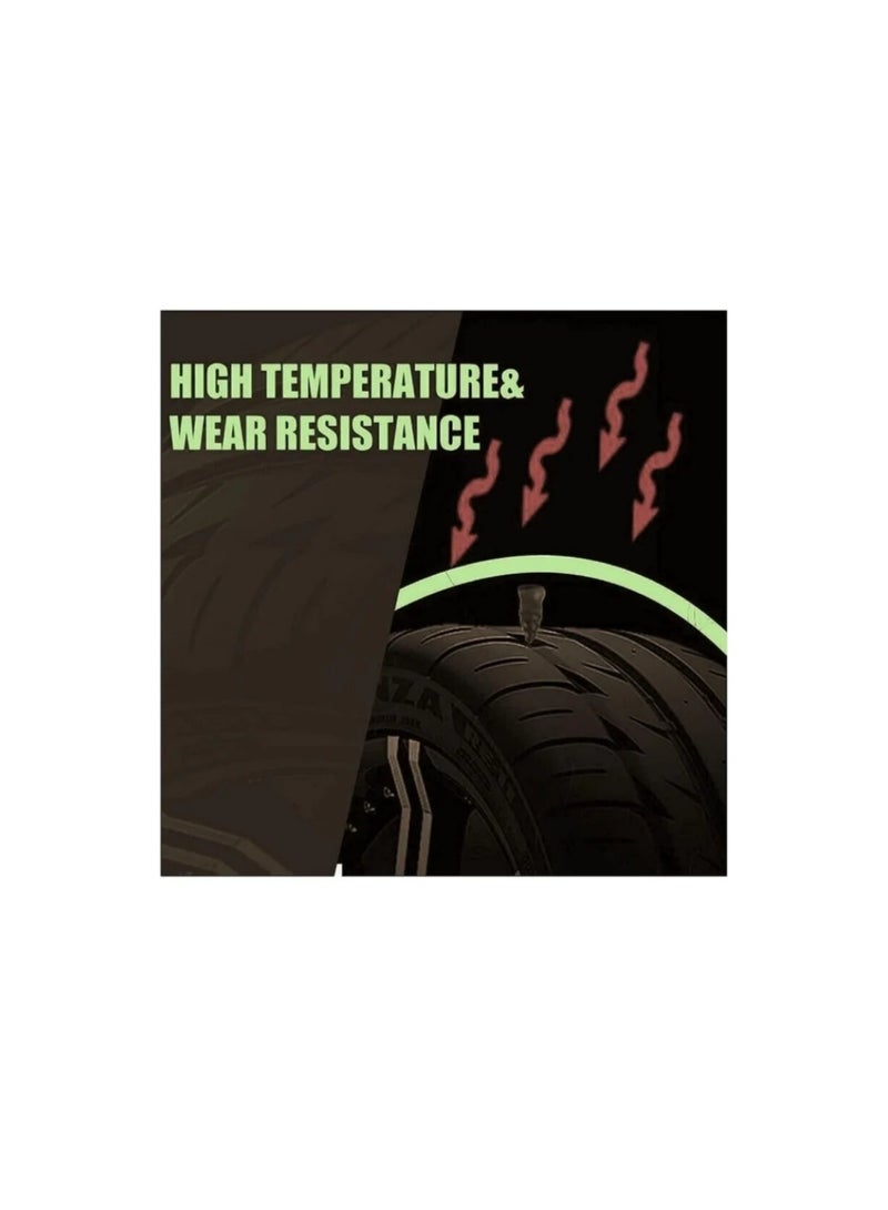 Tire Repair Nail Set With Screw Driver 10 Small And 10 Large Car Tire Fast Repair Screw Nails Easy Install Rubber Self-Service Tire Repair Tool Kit - Image 3