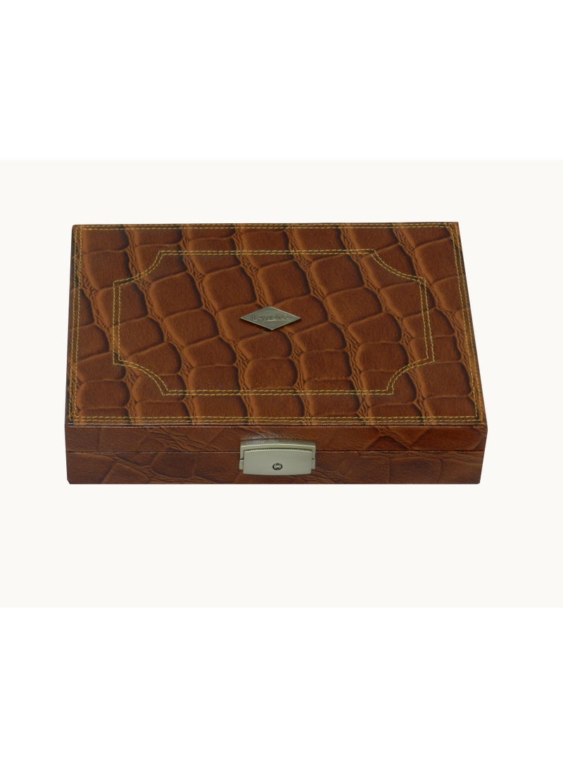 LAVERI LEATHER Laveri Genuine Leather Earring Box And Ring Organizer Storage Stud Tray Showcase Storage Case  - Image 5