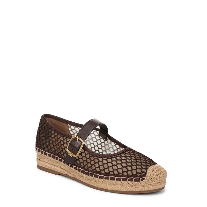 Sam Edelman BLACK Mackie Mesh Espadrille Mary Jane for Women | Best Price UAE