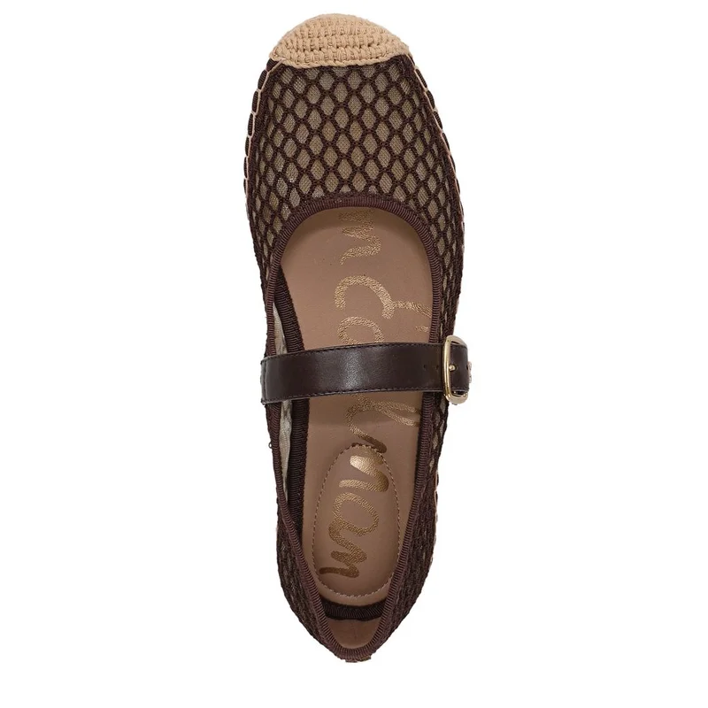 Sam Edelman BLACK Mackie Mesh Espadrille Mary Jane for Women | Best Price UAE