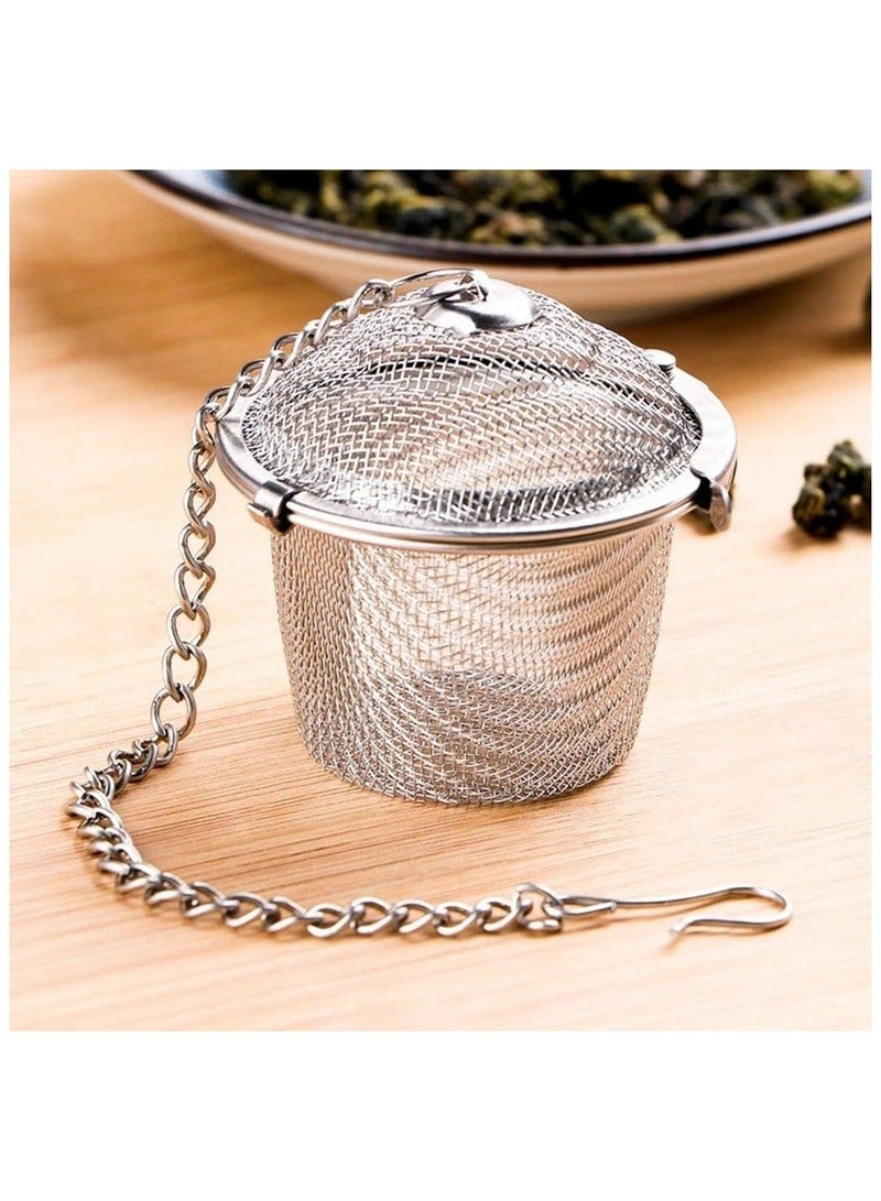 Premium Stainless Steel Mesh Spice & Herb Infuser - Multipurpose Filter for Tea & Soup - Image 1