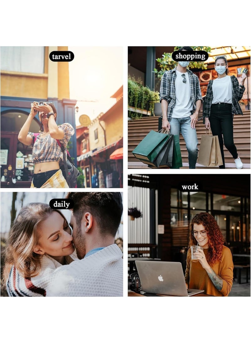 SOLARAE Denim Tote Bag, Women Tote Bags, Canvas Tote Bag, Large Hobo Crossbody Bag, Casual Reusable Work Totes, for Work Beach Lunch Travel, Shopping, Shopper (Denim Blue) - Image 2