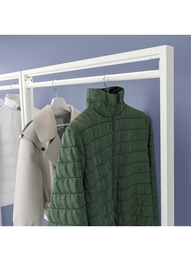 erorex Clothes Rail For Frame W Castors, White, 80 Cm - Image 2