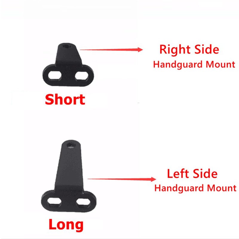 FVMOTO Club Style Handlebar Handguards Upgrade Bracket Compatible with Harley Touring Road Glide Electra Glide Road King CVO/SE, Softail Street Bob FXBB 114 FXBBS Low Rider ST 117 FXLRST 2009+ 2026 - Image 4