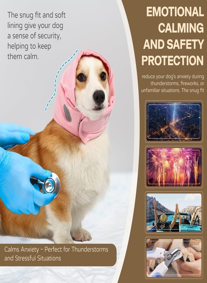 AOOLMOL Dog Ear Muffs Dog Head Ear Noise Protection - Image 3