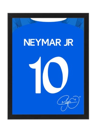 Neymar Al Hilal SFC Autographed Jersey Poster with Frame 30x40cm - pzsku/Z45E0EB54E29A6C2B44B6Z/45/_/1692285092/8dcf6e12-b004-459b-babe-1049da9160ad