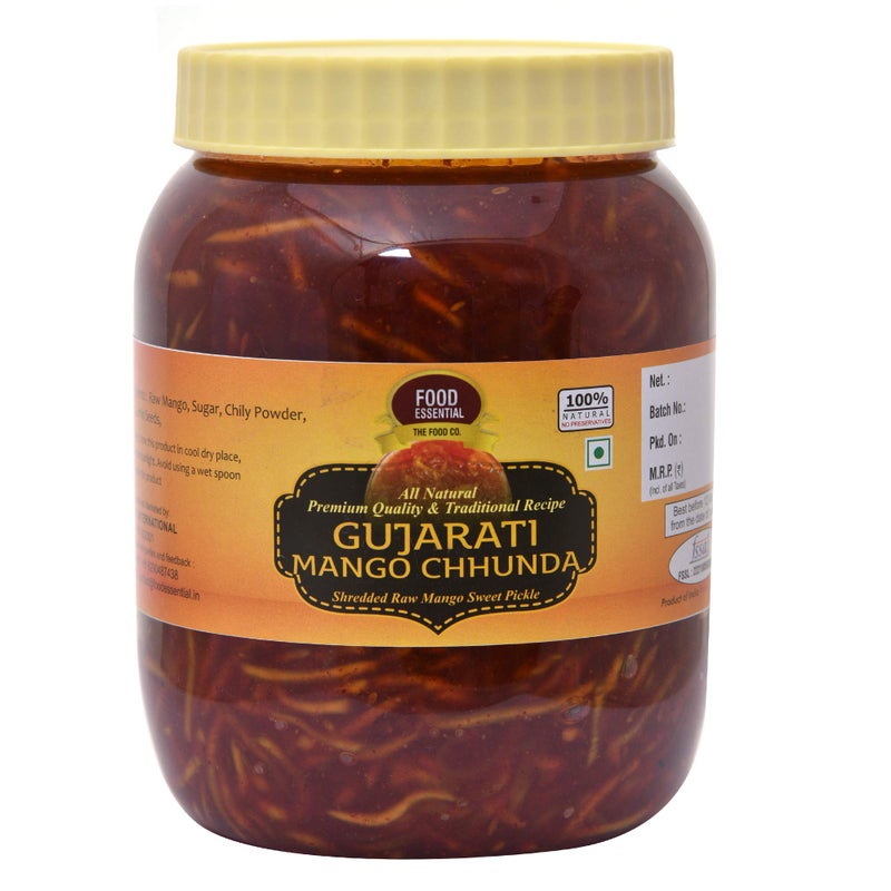 Food Essential Gujarati Sweet Mango Chhundo Pickle 1 kg. - Image 5