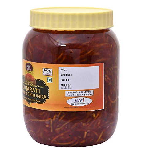 Food Essential Gujarati Sweet Mango Chhundo Pickle 1 kg. - Image 2