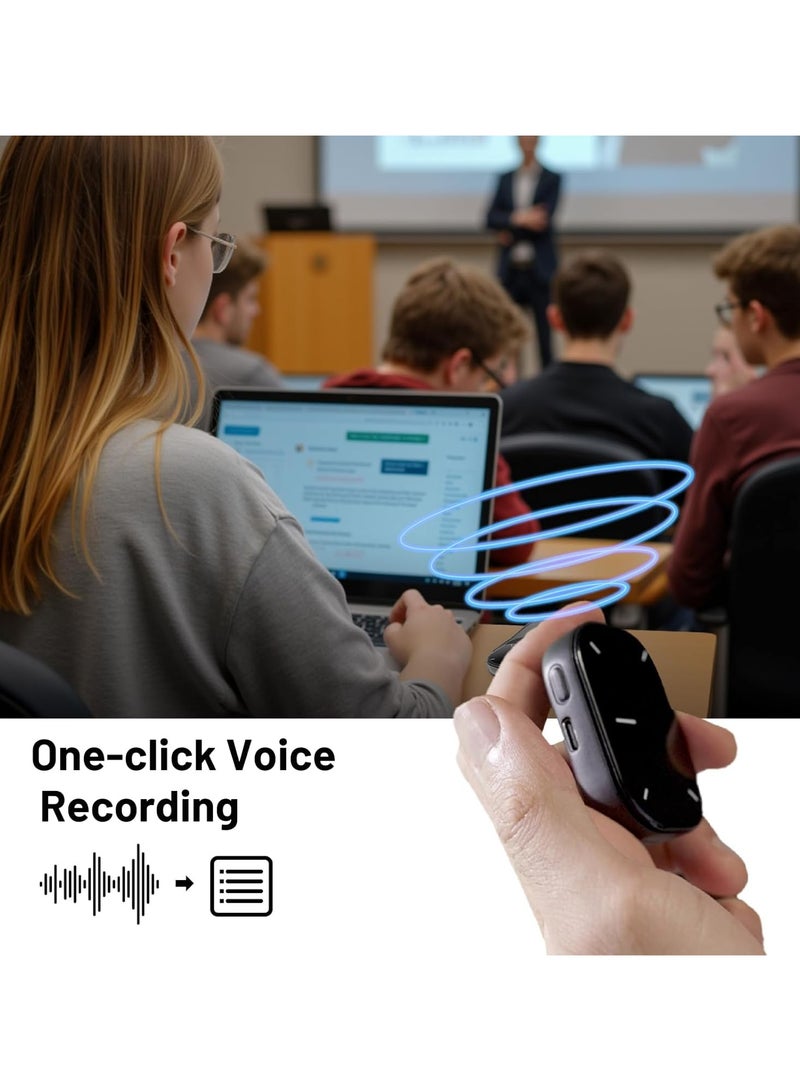 عام فأرة لاسلكية قابلة للفصل مع لوحة لمس ووظيفة الفأرة الهوائية، مزودة بتسجيل صوتي وومؤشر ليزر للعروض التقديمية، متوافقة مع أنظمة Mac وWindows - Image 4