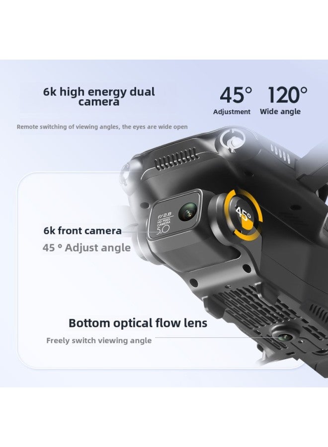 V28 Brushless Motor Drone Optical Flow Dual Aerial Photography HD Remote Control Aircraft Quadcopter Children-Color:V28 No Aerial Photography + Brushless Motor + Intelligent Fixed Height-Specifications:Dual Battery Package - A Spare Battery + Storage Bag