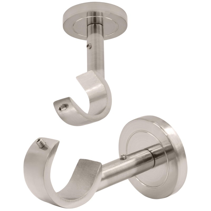 A Key Tech Ceiling Bracket Brushed Nickel - Set of 2 - Image 1