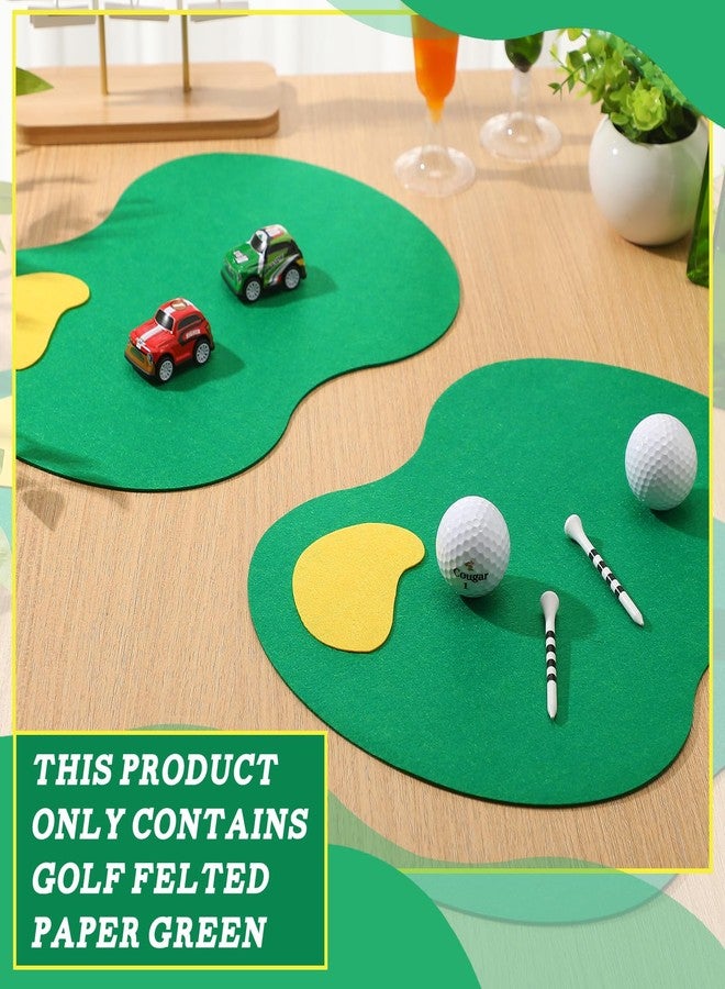 Mindsoft 10 Pcs Golf Centerpieces Table Decorations 14 x 11 Inch Golf Themed Centerpieces Green Felt Decoration for Sport Party Supplies Birthday Decor - Image 3