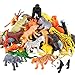 ValeforToy Animals Figure54 Piece Mini Jungle Toys SetValeforToy Realistic Wild Vinyl Plastic Animal Learning Party Favors for Boys Girls Kids Toddlers Forest Small Playset Cupcake Topper - Image 3