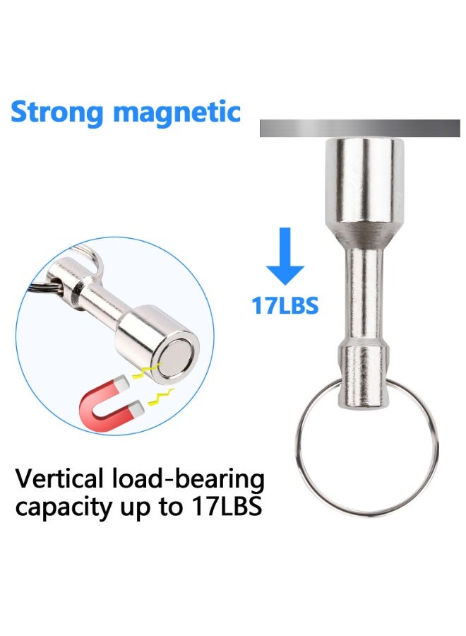 Zikra Neodymium Magnets Heavy Duty, Rare Earth Magnets Strong Magnets Small Magnets for Refrigerator, Powerful Magnet for Craft Magnets, Office Magnets for Key Holder Tools Hanging 10Pack - Image 5