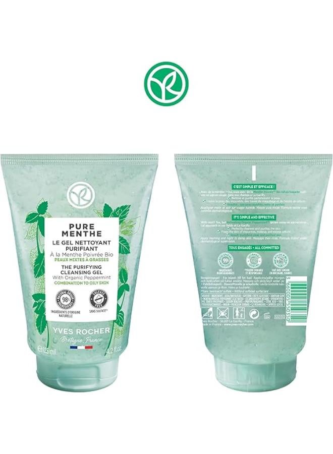 Yves Rocher The Purifying Cleansing Gel Tube 125ml - Image 2